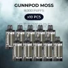 10 pcs gunnpod moss 8000 puffs