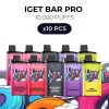 10 pcs iget bar pro 10000 puffs