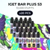20 pcs iget bar plus s3 10000 puffs