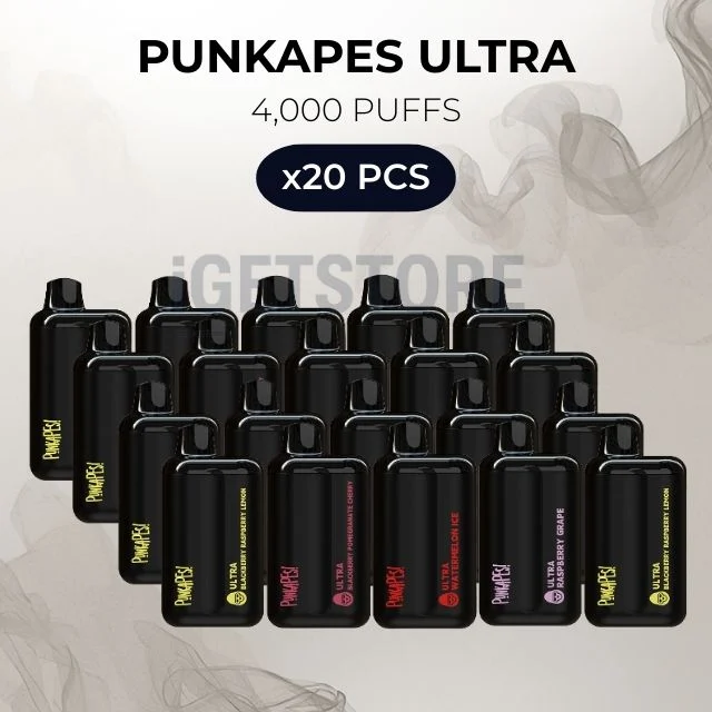 20 pcs punkapes ultra 4000 puffs