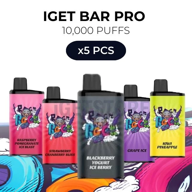 5 pcs iget bar pro 10000 puffs