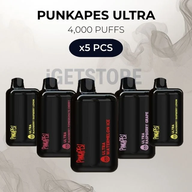 5 pcs punkapes ultra 4000 puffs