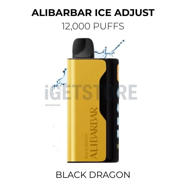 Alibarbar ice adjust 12000 puffs black dragon