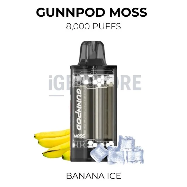Gunnpod moss 8000 banana ice
