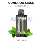 GunnPod Moss Cool Mint 8000 Puffs