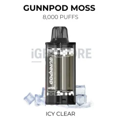 Gunnpod moss 8000 icy clear