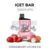 Iget bar 3500 puffs strawberry lychee ice