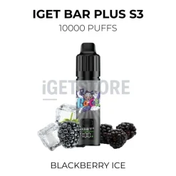 Iget bar plus s3 10000 puffs blackberry ice