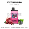 Iget bar pro 10000 puffs blackberry pomegranate cherry