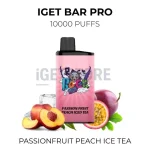 IGET Bar Pro Passionfruit Peach Ice Tea 10000 Puffs
