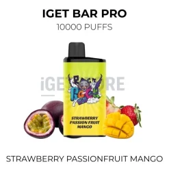 Iget bar pro 10000 puffs strawberry passionfruit mango