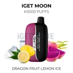 IGET Moon Dragon Fruit Lemon Ice 5000 Puffs