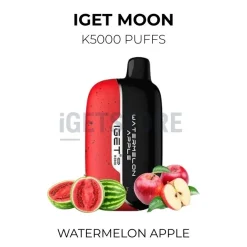 Iget moon k5000 puffs watermelon apple