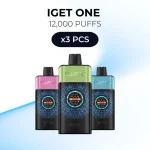 3 PCS - IGET One 12000 Puffs
