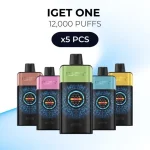 5 PCS - IGET One 12000 Puffs
