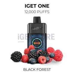 Iget one 12000 puffs black forest