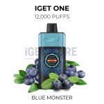 IGET ONE Blue Monster 12000 puffs