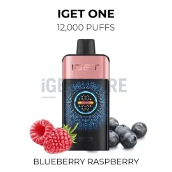Iget one 12000 puffs blueberry raspberry