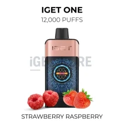 Iget one 12000 puffs strawberry raspberry