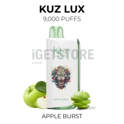 Kuz lux 9000 puffs apple burst