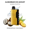 Alibarbar ice adjust 12000 puffs pineapple coconut