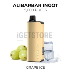 Alibarbar ingot 9000 puffs grape ice