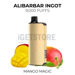 Alibarbar ingot 9000 puffs mango magic