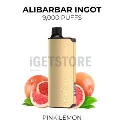 Alibarbar ingot 9000 puffs pink lemon