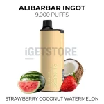 Alibarbar Ingot Strawberry Coconut Watermelon 9000 Puffs