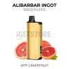 Alibarbar ingot 9000 puffs wtf grapefruit