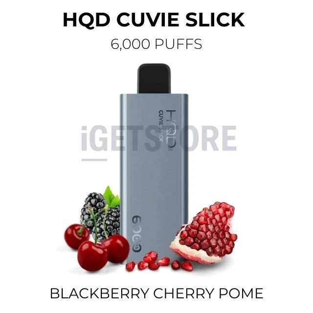 Hqd cuvie slick 6000 blackberry cherry pome