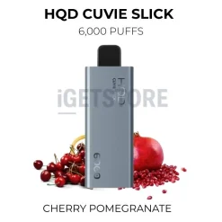 Hqd cuvie slick 6000 cherry pomegranate