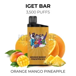 Iget bar 3500 orange mango pineapple