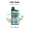 Buy IGET BAR 3500 puffs ice cream at IGET Store