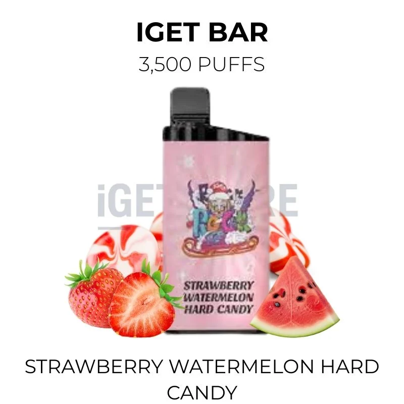 Iget bar 3500 strawberry watermelon hard candy