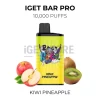 Iget bar pro 10000 kiwi pineapple