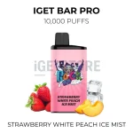 IGET Bar Pro Strawberry White Peach Ice Mist 10000 Puffs