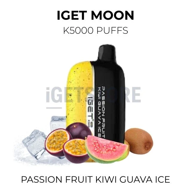 Iget moon k5000 passion fruit kiwi guava ice