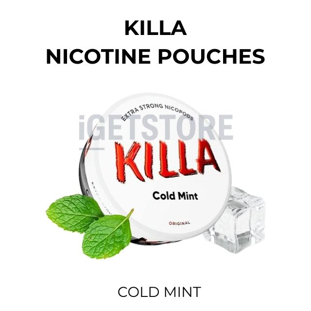 Killa nicotine pouches cold mint.