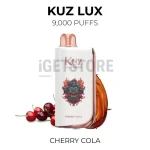 KUZ LUX Cherry Cola 9000 Puffs