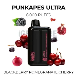 punkapes ultra 6000 blackberry pomegranate cherry