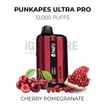 Punkapes Ultra Pro 12000 Puffs - Cherry Pomegranate