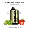 Punkapes ultra pro 12000 puffs strawberry kiwi