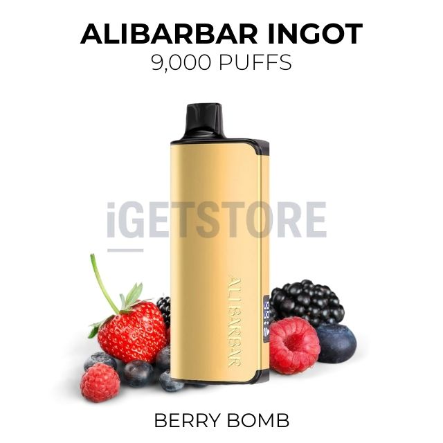 Alibarbar ingot 9000 puffs berry bomb