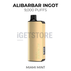 Alibarbar ingot 9000 puffs miami mint