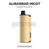 Alibarbar ingot 9000 puffs strawnana