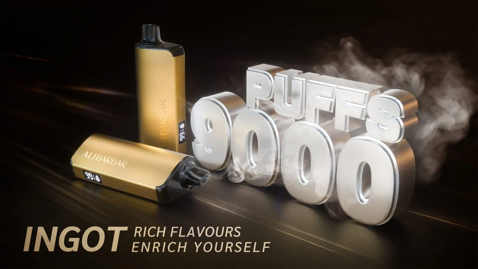 Alibarbar ingot 9k puffs