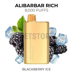 Alibarbar rich 8000 puffs blackberry ice