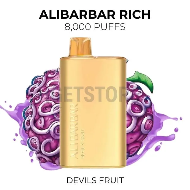 Alibarbar rich 8000 puffs devils fruit