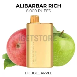 Alibarbar rich 8000 puffs double apple
